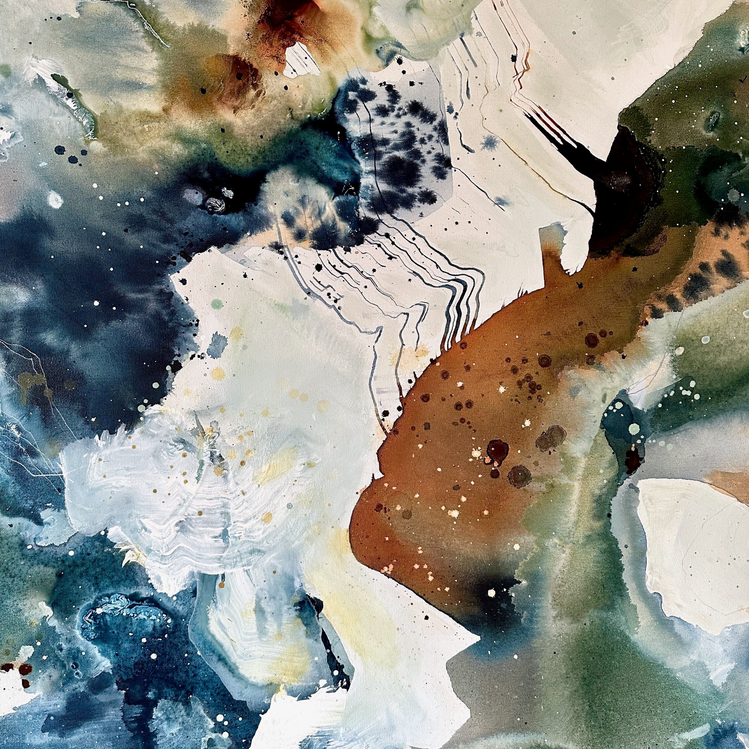 Soft #6 - 100x150 cm - i egetræsramme