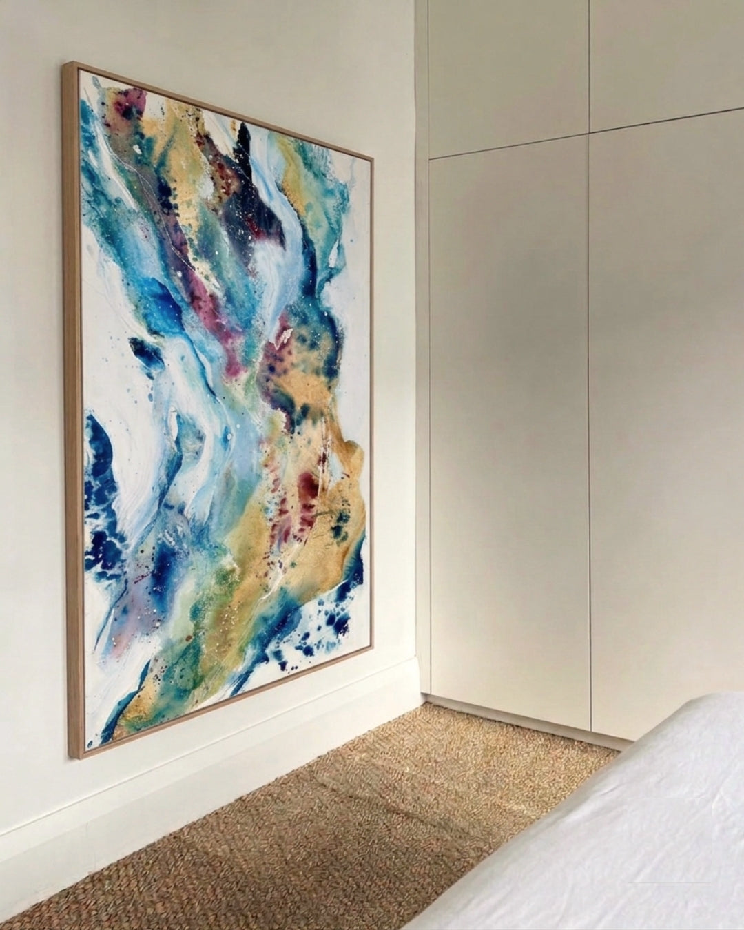 Soft #13 - 100x150 cm - i egetræsramme