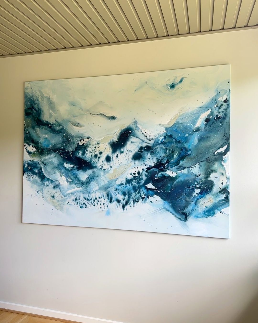 Soft #15 - 130x180 cm - i egetræsramme