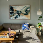 Soft #8 - 100x150 cm - i ramme