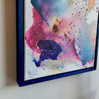 Colour scape Tiny - 30x30 cm - blå ramme