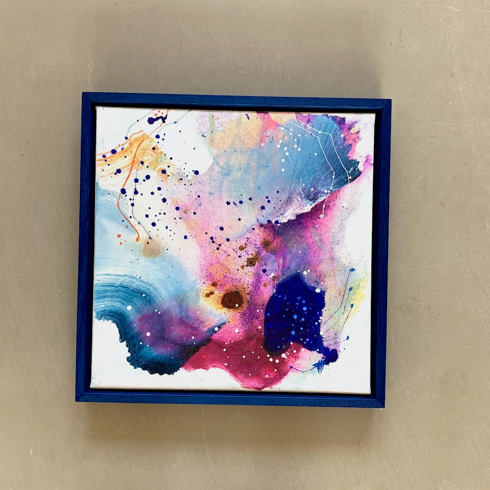 Colour scape Tiny - 30x30 cm - blå ramme