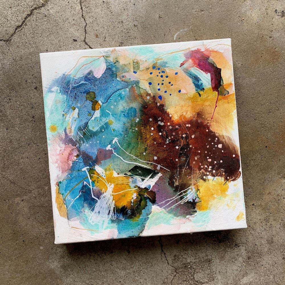 Waiting - 25x25 cm (to malerier)