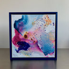 Colour scape Tiny - 30x30 cm - blå ramme