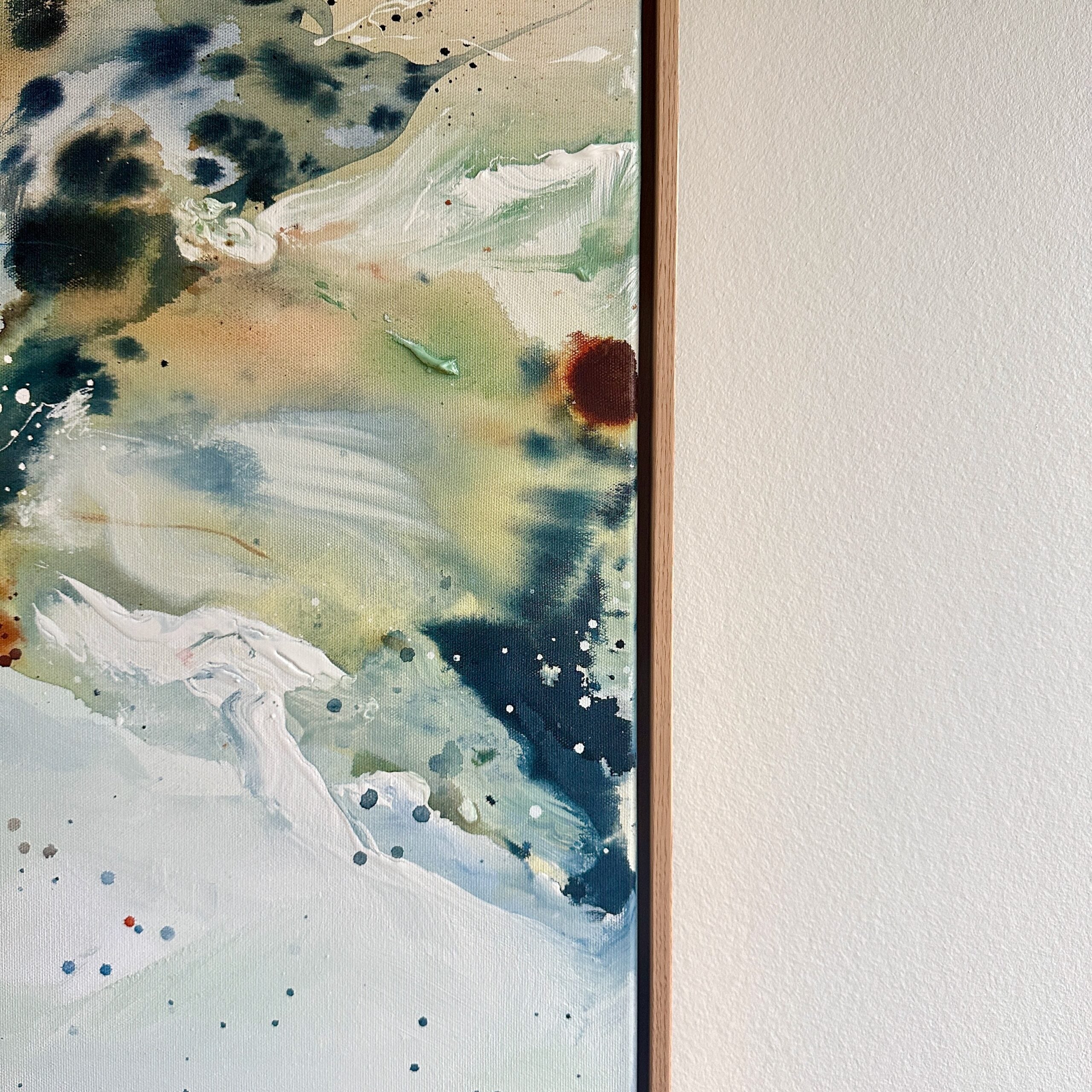 Soft #3 - 90x150 cm - i egetræsramme