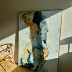 Soft #7 - 130x180 cm - i egetræsramme