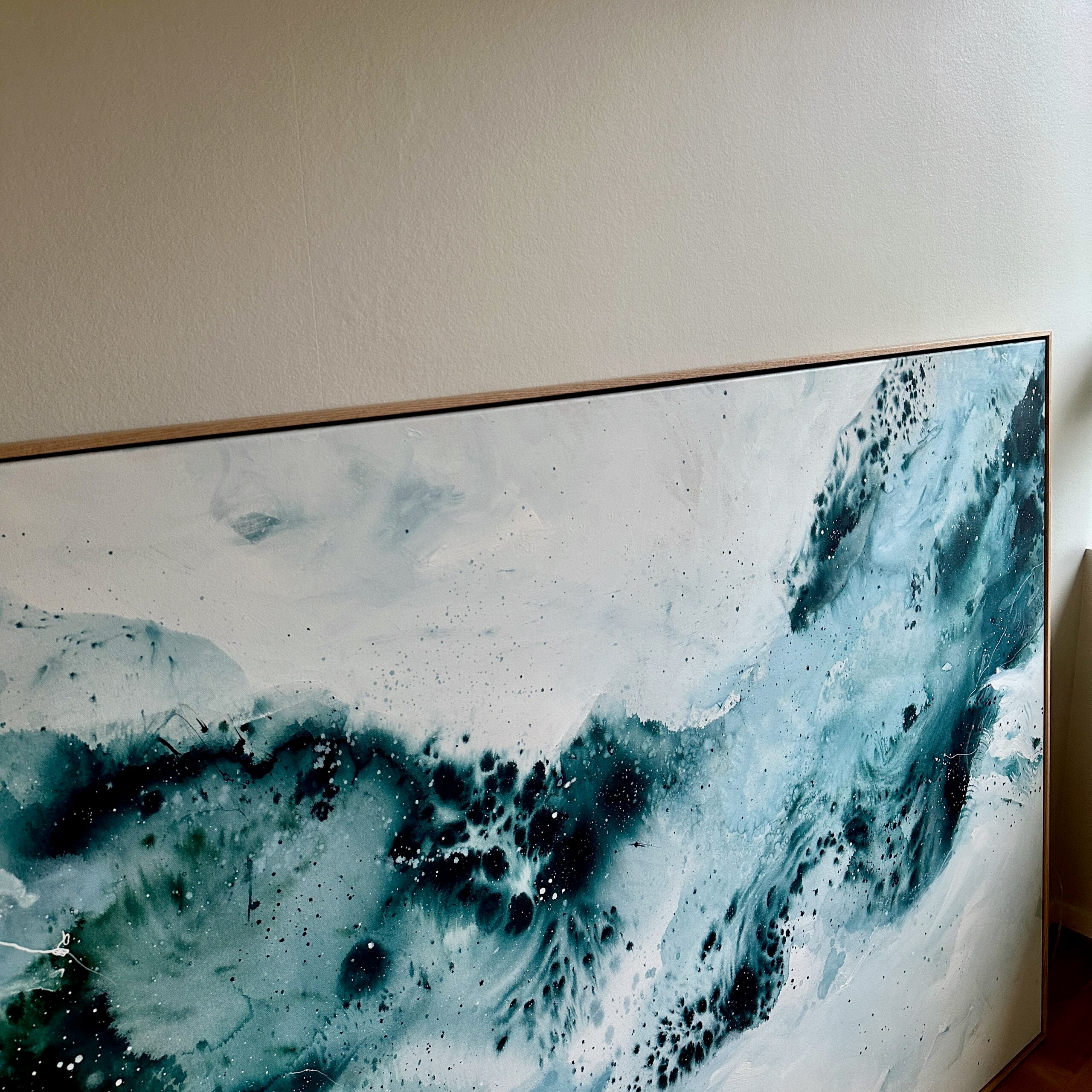 Soft #5 - 130x180 cm - i egetræsramme