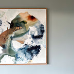 Soft #6 - 100x150 cm - i egetræsramme