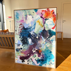 Panorama #3, i egetræs-ramme (90x120 cm)