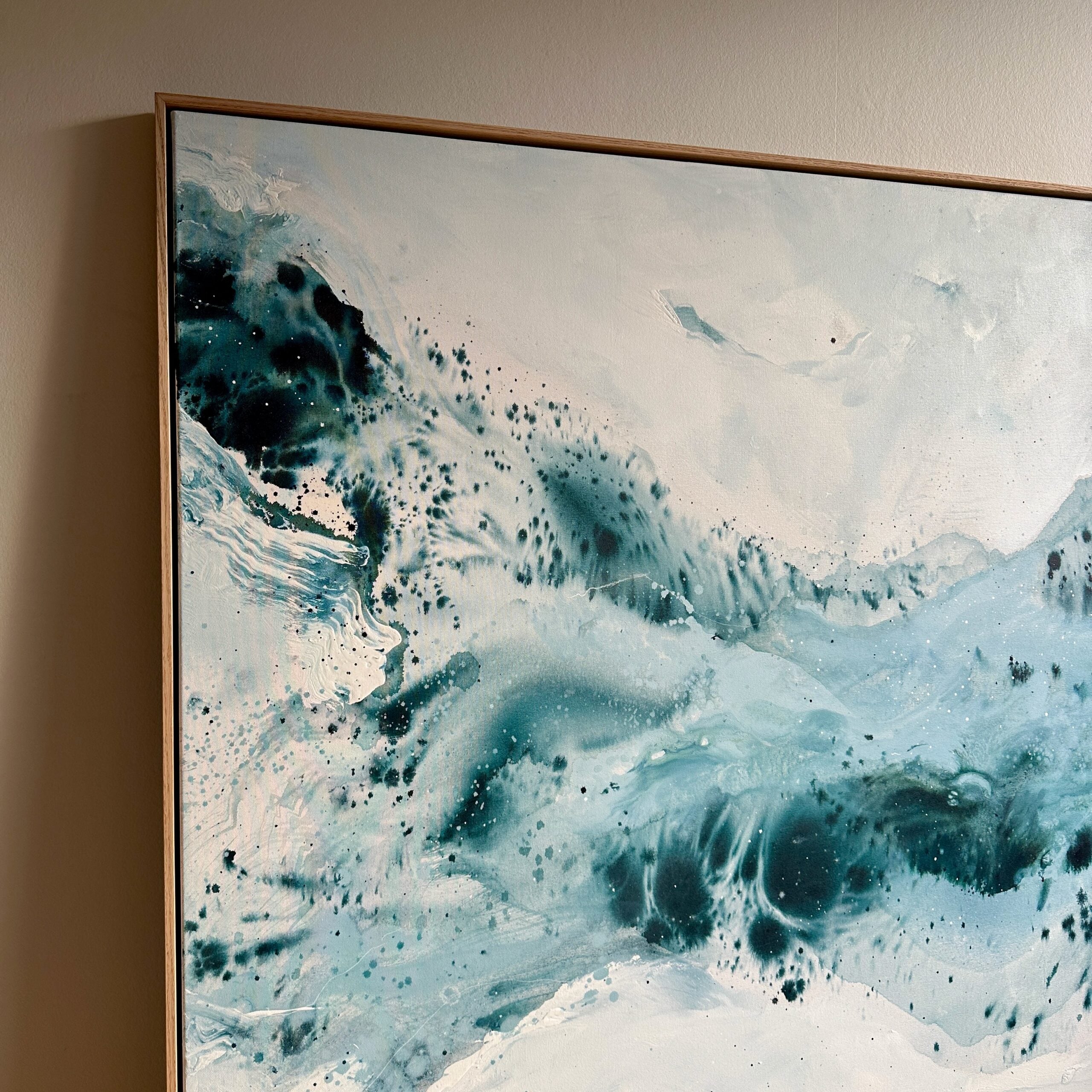Soft #4 - 130x180 cm - i egetræsramme