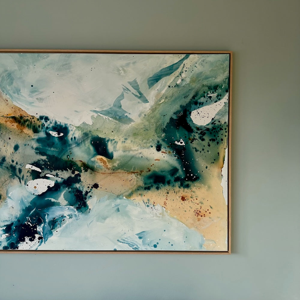 Soft #8 - 100x150 cm - i ramme