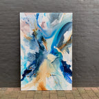 To the moon - 100x150 cm
