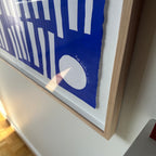 Ultramarine #2 - 111x83 cm - i egetræsramme
