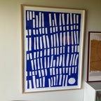 Ultramarine #2 - 111x83 cm - i egetræsramme