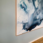"Monochrome #5" - 140x140 cm  - i ramme