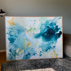 Fly - 120x150 cm - i egetræsramme