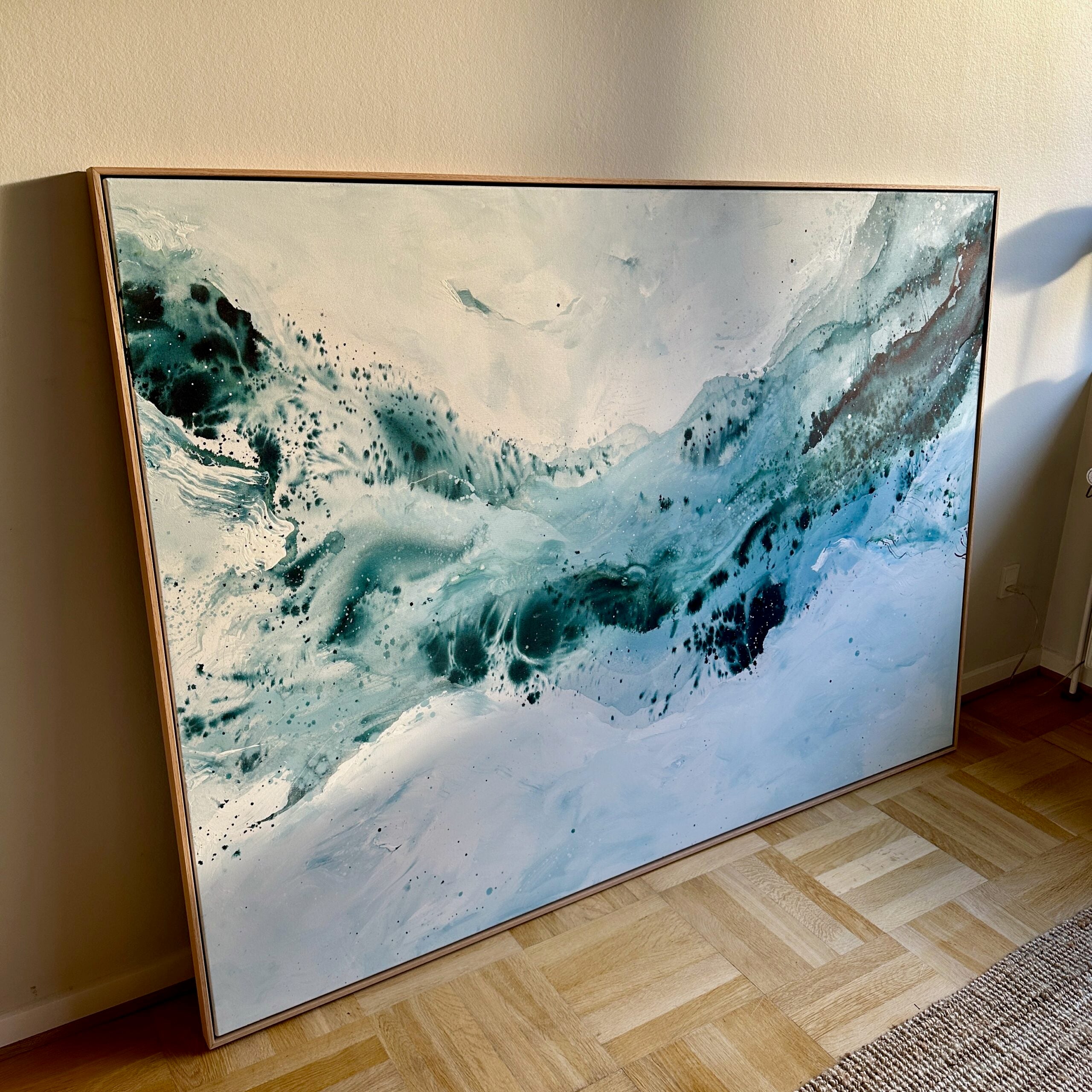 Soft #4 - 130x180 cm - i egetræsramme