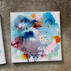 In process #1 og #2 - 50x50 cm (to malerier)