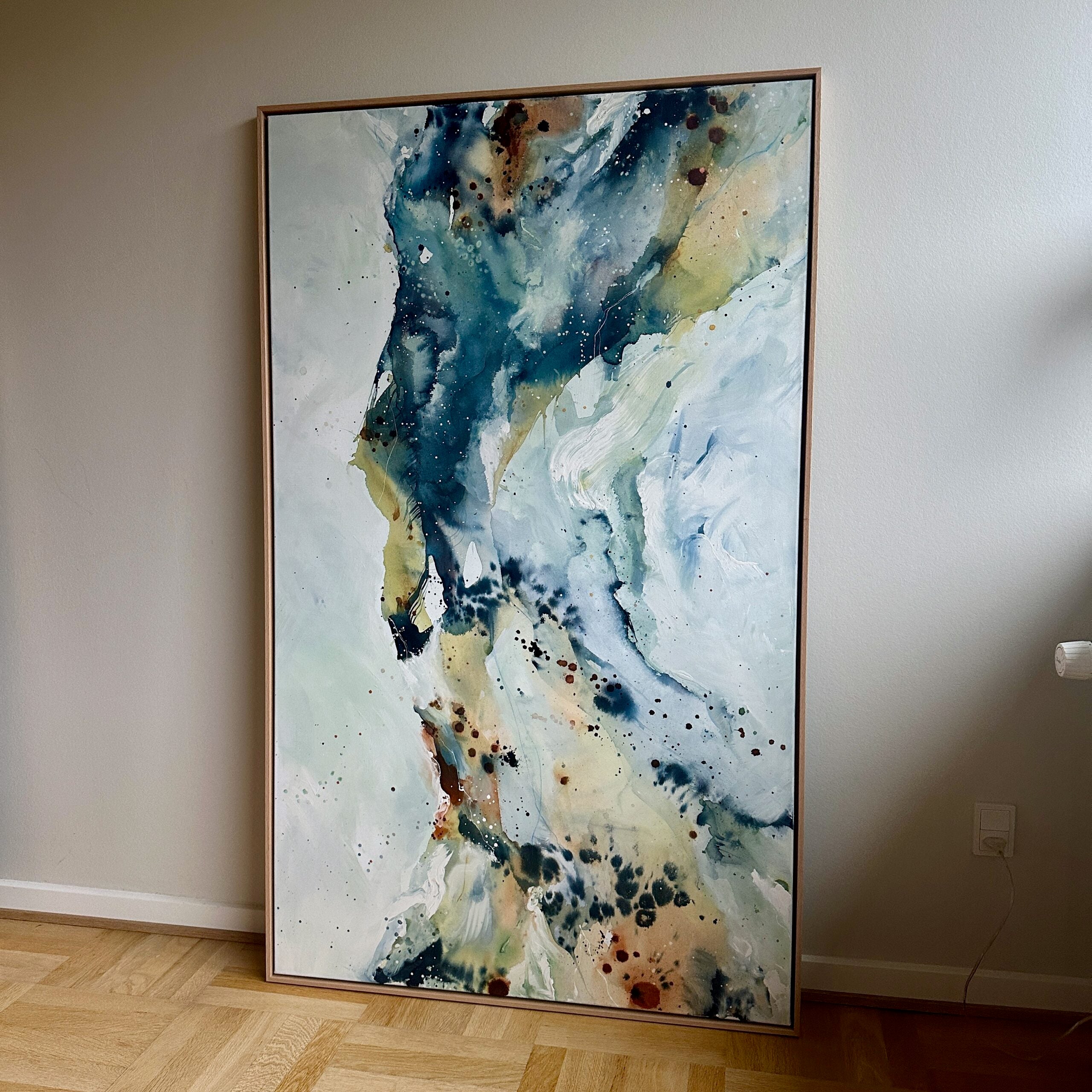 Soft #2 - 90x150 cm - i egetræsramme