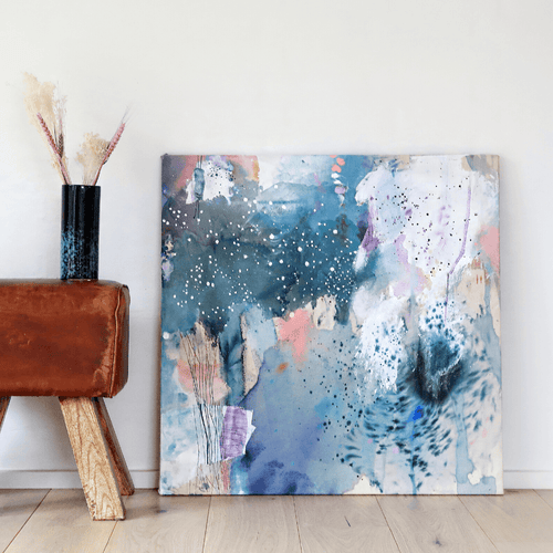 A little bit of snow - 75 x 75 cm