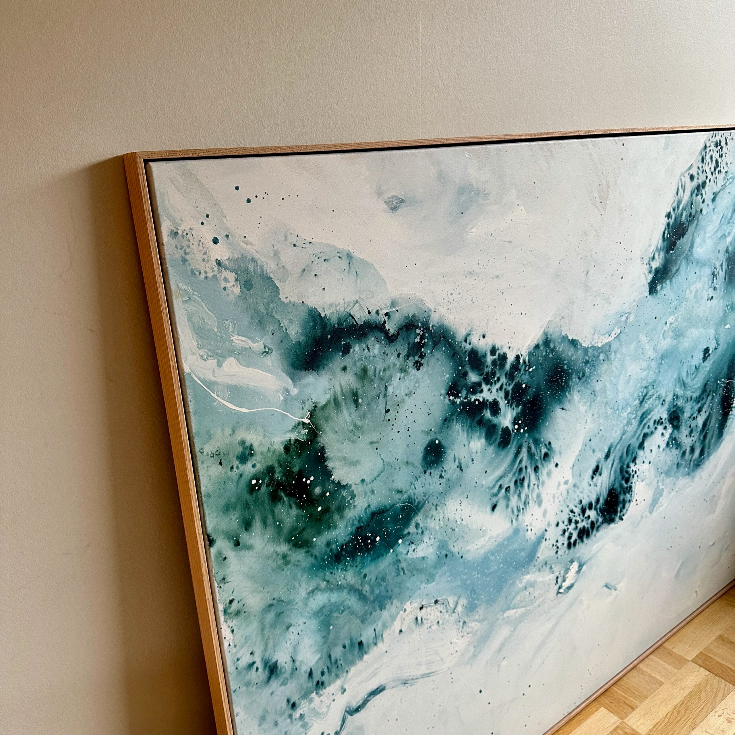 Soft #5 - 130x180 cm - i egetræsramme