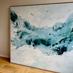 Soft #4 - 130x180 cm - i egetræsramme