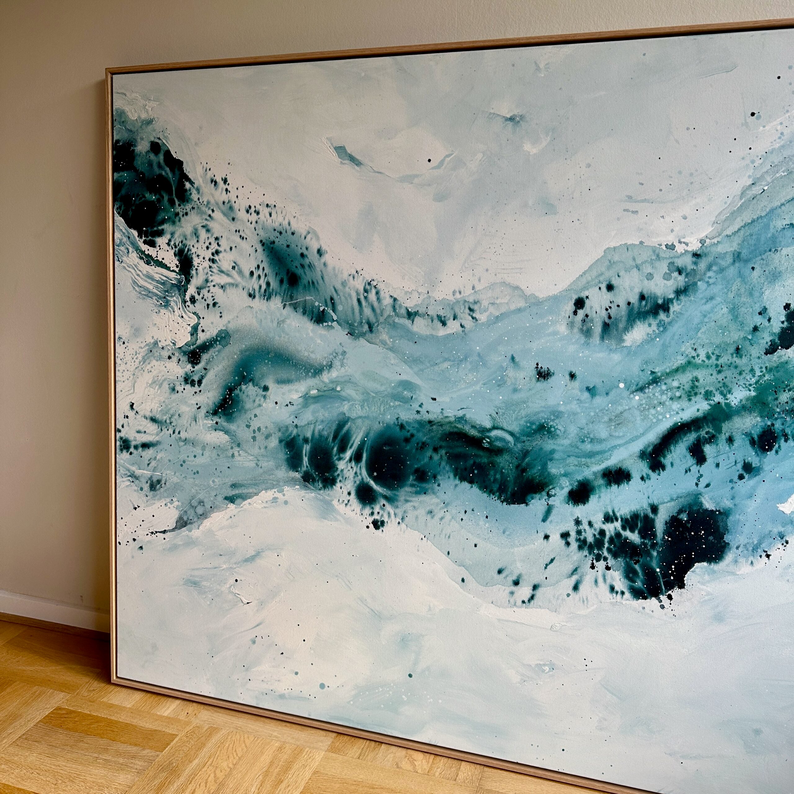 Soft #4 - 130x180 cm - i egetræsramme