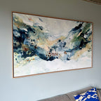 Soft #3 - 90x150 cm - i egetræsramme