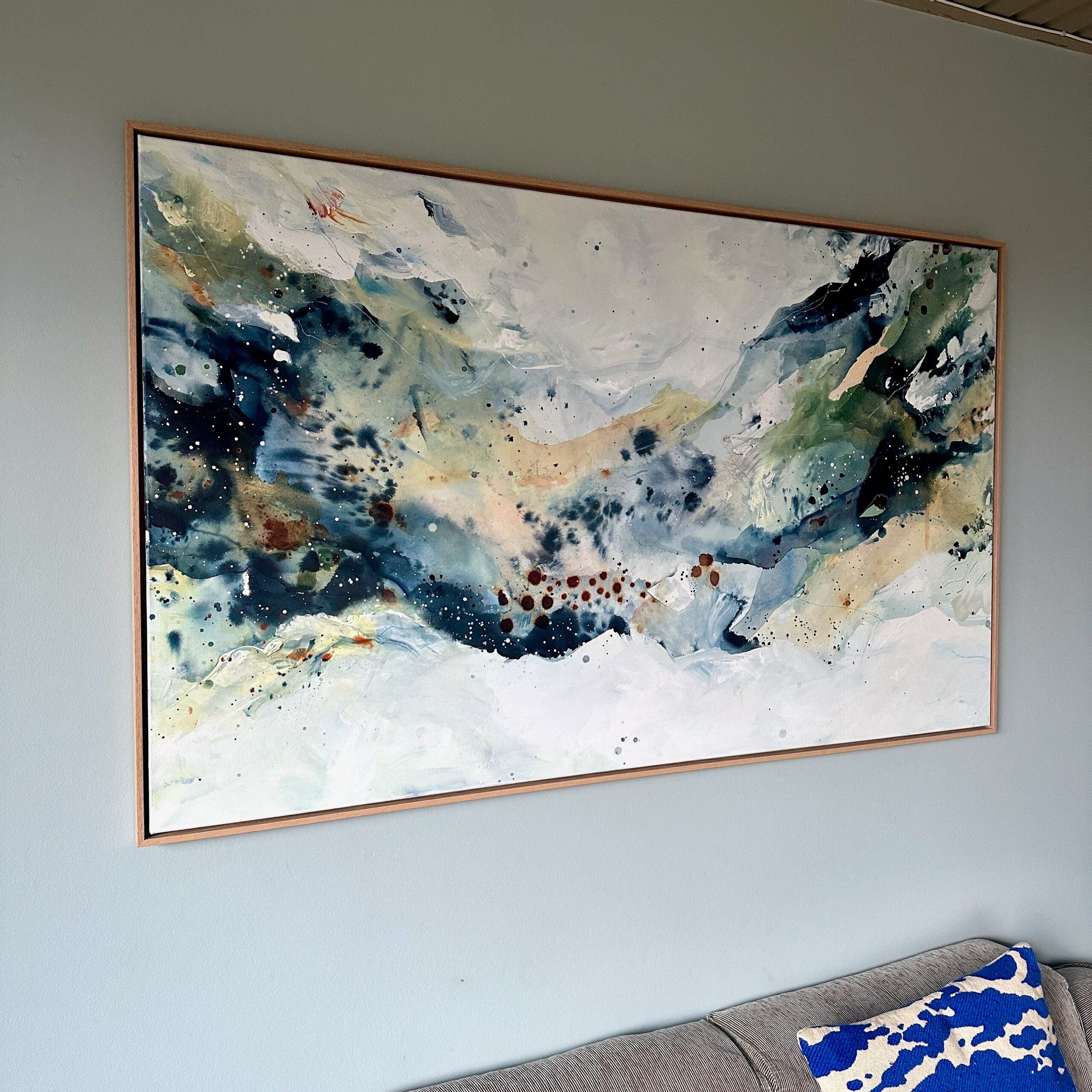 Soft #3 - 90x150 cm - i egetræsramme