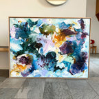 Panorama #4, i egetræs-ramme (90x120 cm)