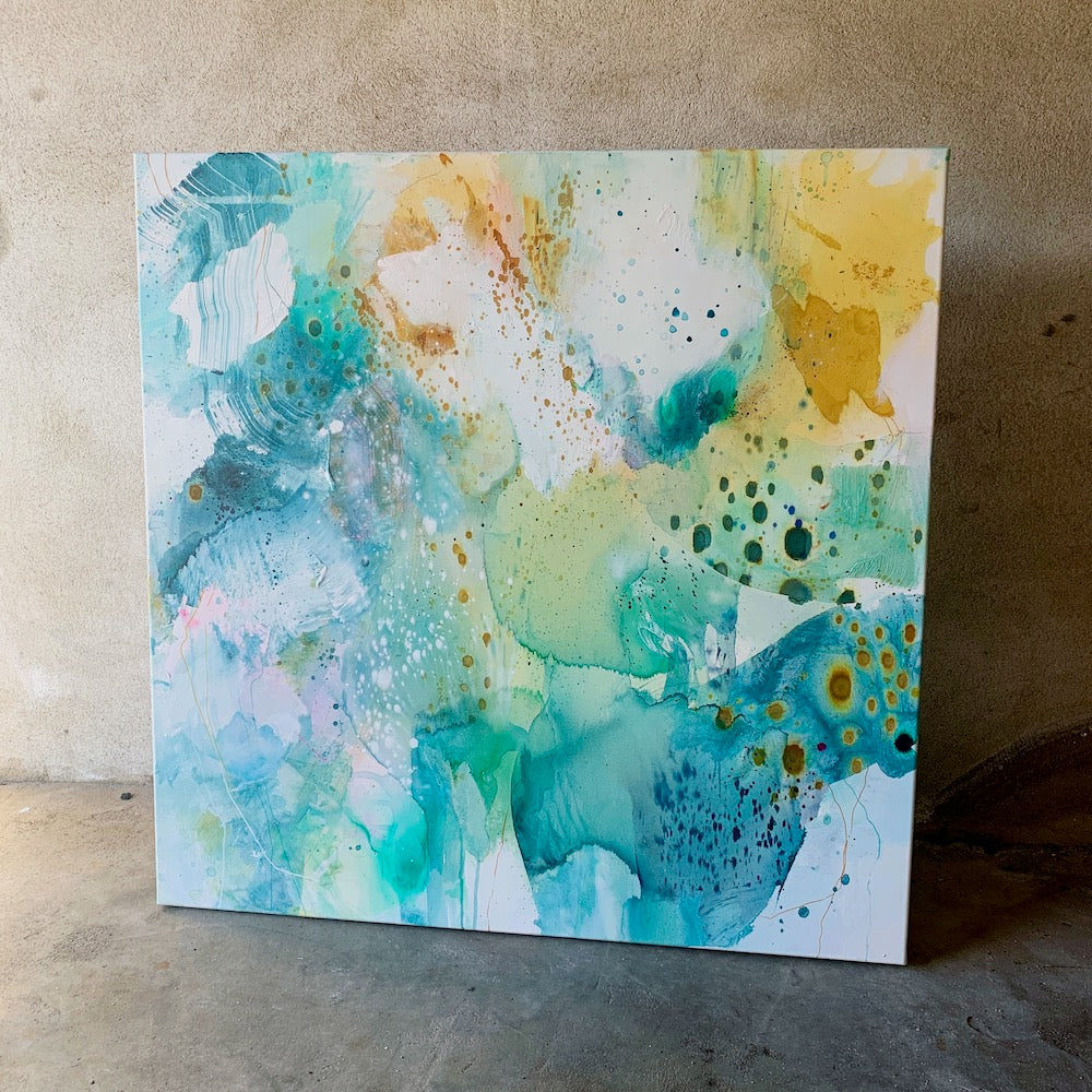 "Be gentle" - 100x100 cm