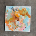 Abstraction #2 - 60x60 cm - m. egetræsramme