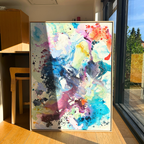 Panorama #3, i egetræs-ramme (90x120 cm)