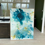 Fly - 120x150 cm - i egetræsramme