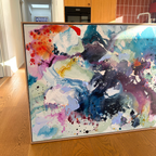Panorama #3, i egetræs-ramme (90x120 cm)
