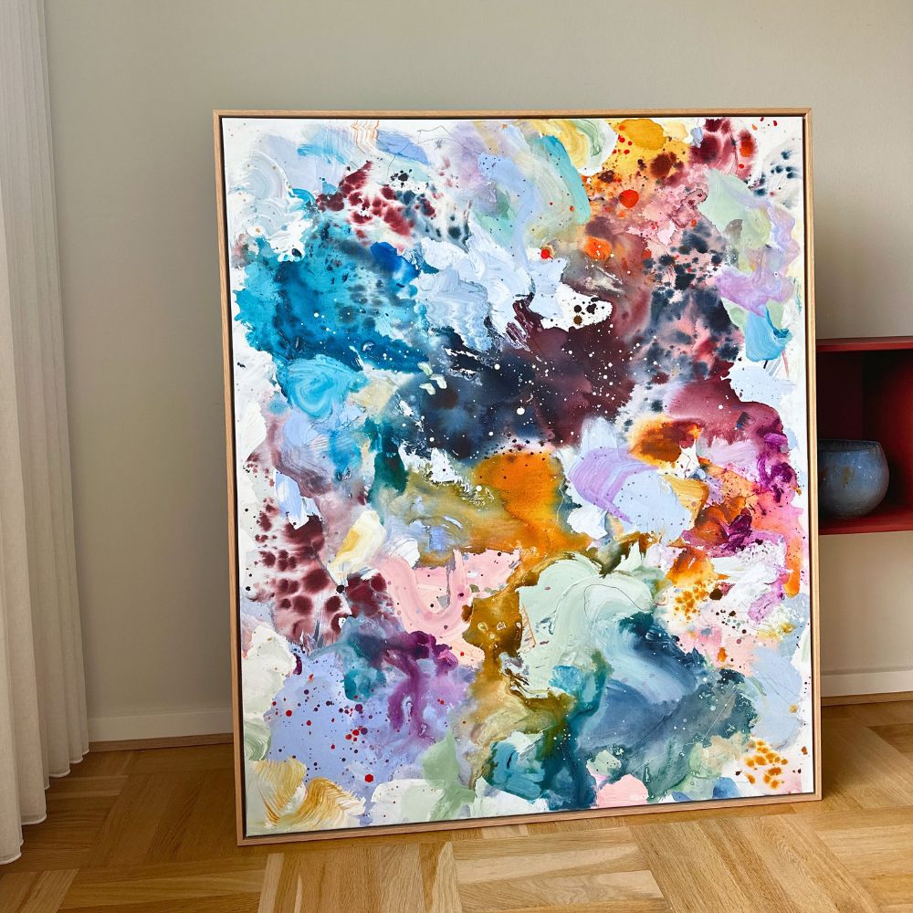 Panorama #2, i egetræs-ramme (100x120 cm)