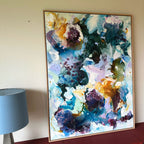 Panorama #4, i egetræs-ramme (90x120 cm)