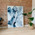 Monochrome #2 - 120x160 cm - med egetræsramme