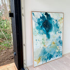 Fly - 120x150 cm - i egetræsramme