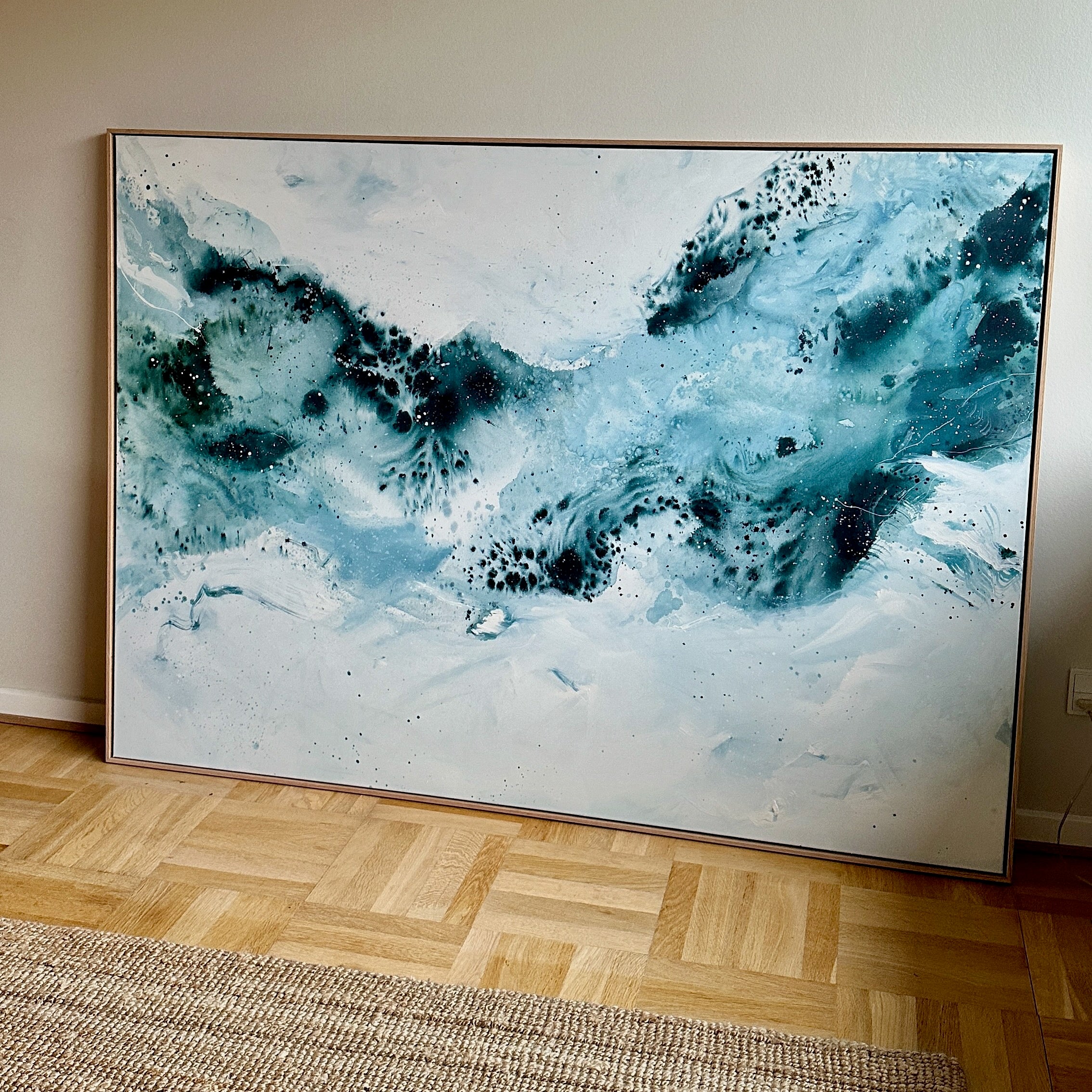 Soft #5 - 130x180 cm - i egetræsramme
