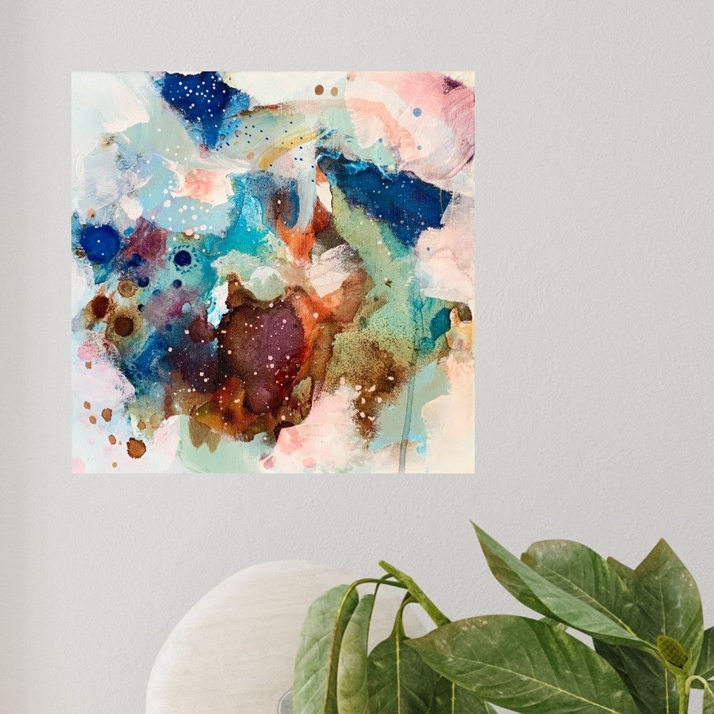 water on Leaves - 30x30 cm