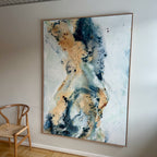 Soft #7 - 130x180 cm - i egetræsramme
