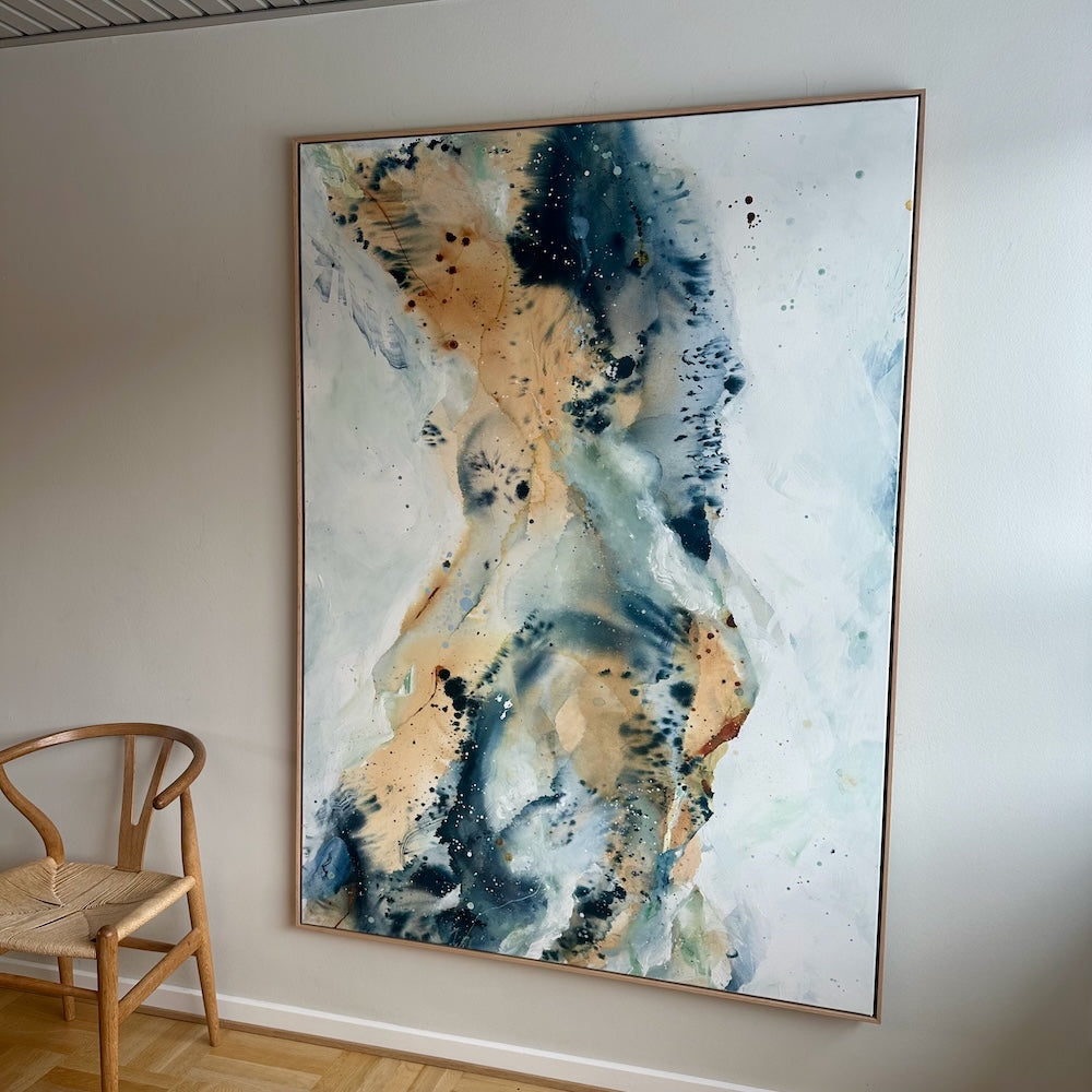 Soft #7 - 130x180 cm - i egetræsramme