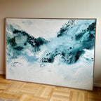 Soft #5 - 130x180 cm - i egetræsramme
