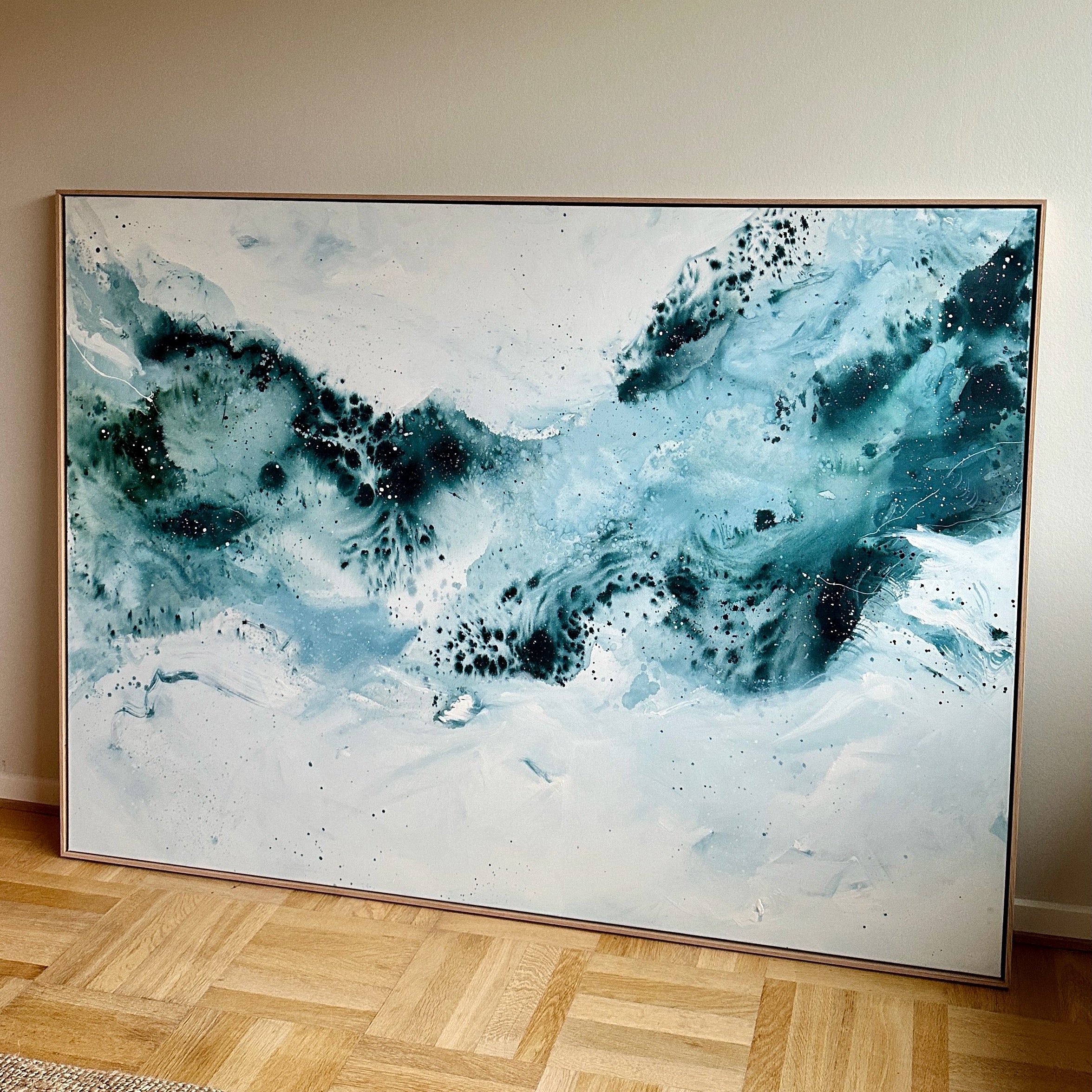 Soft #5 - 130x180 cm - i egetræsramme