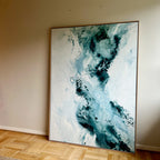 Soft #5 - 130x180 cm - i egetræsramme