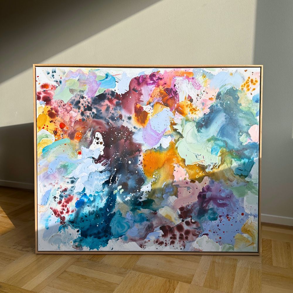 Panorama #2, i egetræs-ramme (100x120 cm)