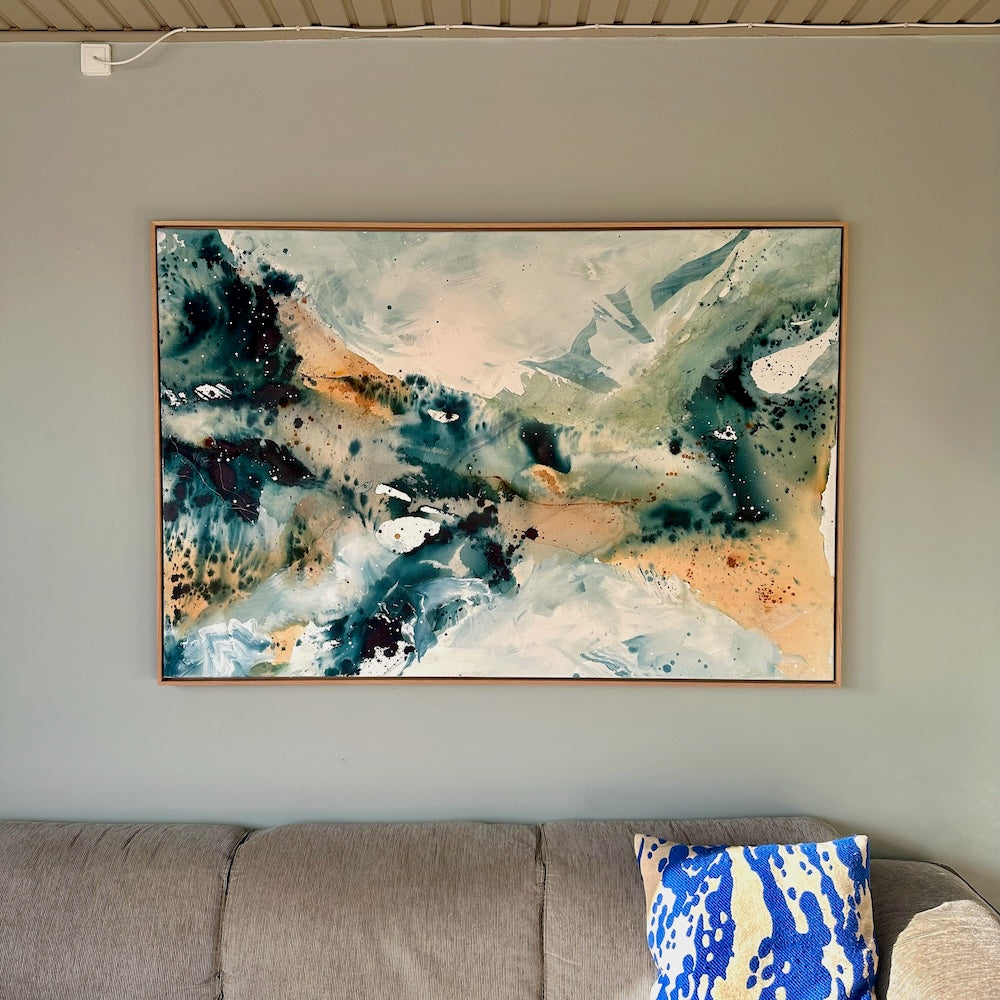 Soft #8 - 100x150 cm - i ramme
