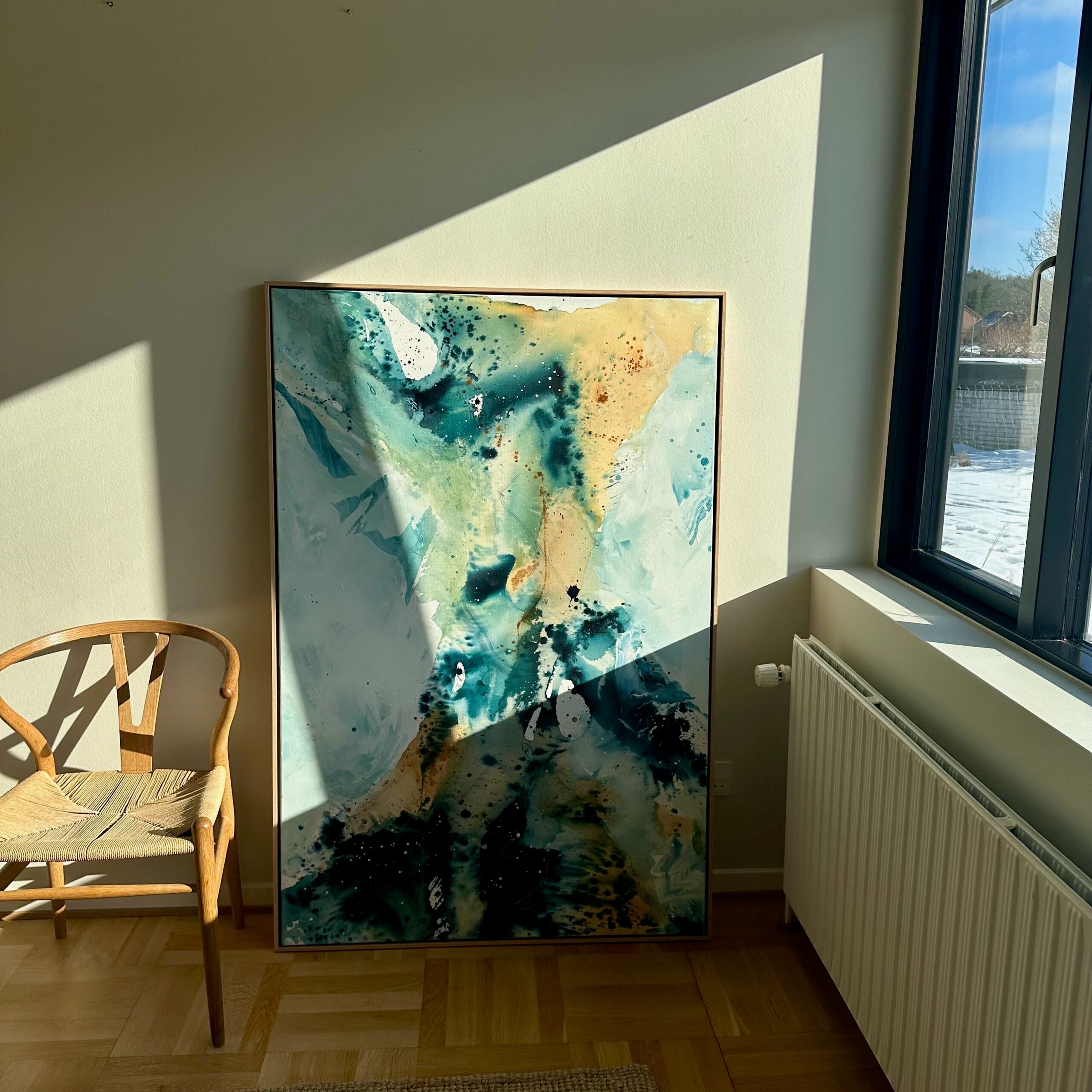 Soft #8 - 100x150 cm - i ramme