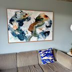 Soft #6 - 100x150 cm - i egetræsramme
